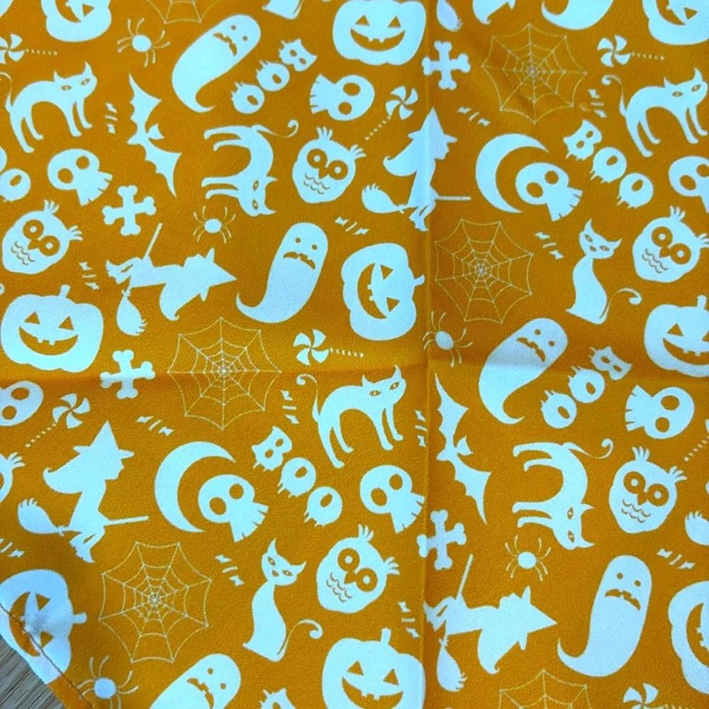 Halloween Patterned Pet Bandana Cats and Dogs